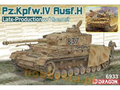 Pz.Kpfw.IV Ausf.H późna produkcja z zimmeritem - zdjęcie 1