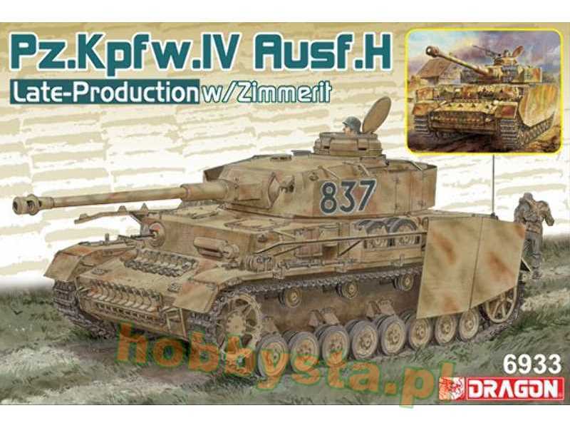 Pz.Kpfw.IV Ausf.H późna produkcja z zimmeritem - zdjęcie 1 Pz.Kpfw.IV Ausf.H późna produkcja z zimmeritem - zdjęcie 1