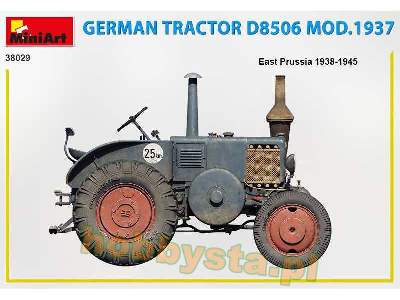 Niemiecki ciągnik rolnizcy D8506 Mod. 1937 - zdjęcie 2
