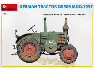Niemiecki ciągnik rolnizcy D8506 Mod. 1937 - zdjęcie 16
