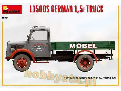 Mercedes L1500s German 1,5t Truck - zdjęcie 2