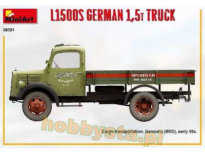 Mercedes L1500s German 1,5t Truck - zdjęcie 11