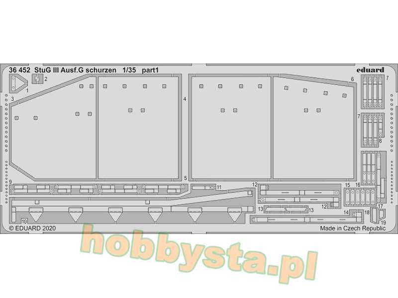StuG III Ausf. G schurzen 1/35 - Takom - zdjęcie 1 StuG III Ausf. G schurzen 1/35 - Takom - zdjęcie 1