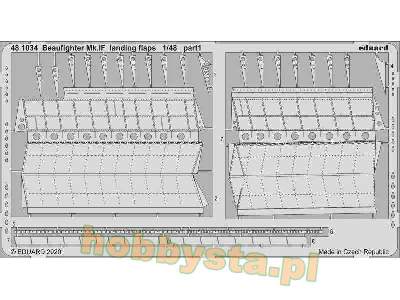 Beaufighter Mk. IF landing flaps 1/48 - zdjęcie 1