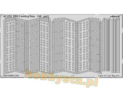 SBD-2 landing flaps 1/48 - zdjęcie 1