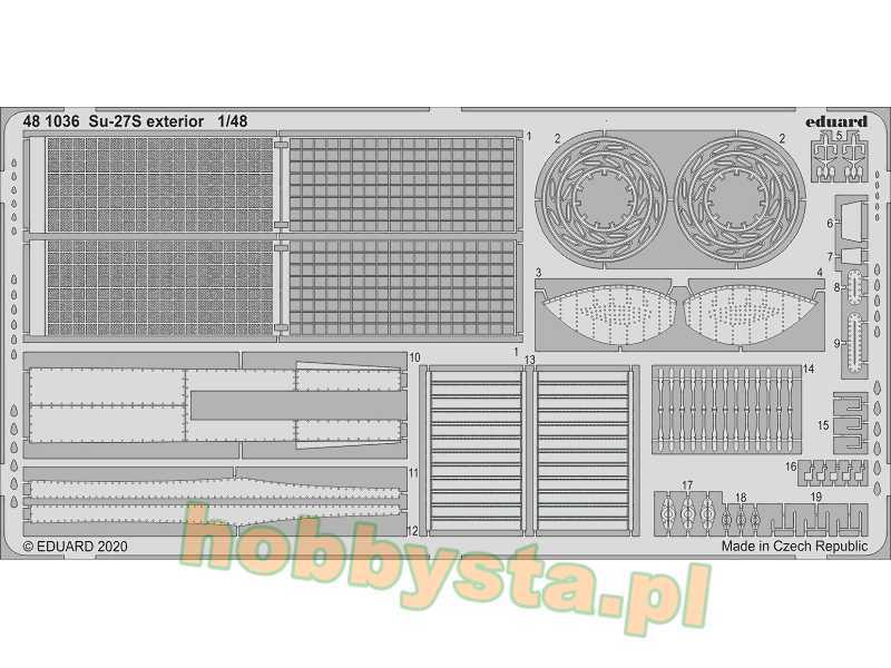 Su-27S exterior 1/48 - zdjęcie 1 Su-27S exterior 1/48 - zdjęcie 1