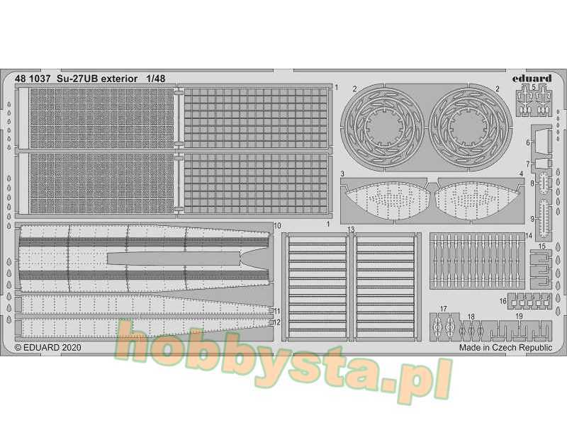Su-27UB exterior 1/48 - zdjęcie 1 Su-27UB exterior 1/48 - zdjęcie 1