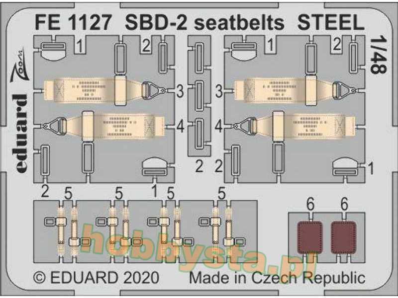 SBD-2 seatbelts STEEL 1/48 - zdjęcie 1 SBD-2 seatbelts STEEL 1/48 - zdjęcie 1