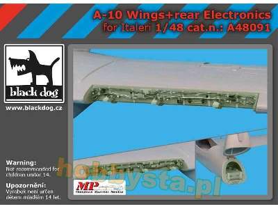 A-10 Wings + Rear Electronics For Italeri - zdjęcie 1