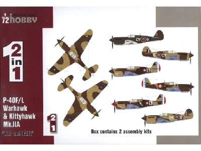 Curtiss P-40F/L Warhawk and Kittyhawk Mk.IIA - 2 modele - zdjęcie 1