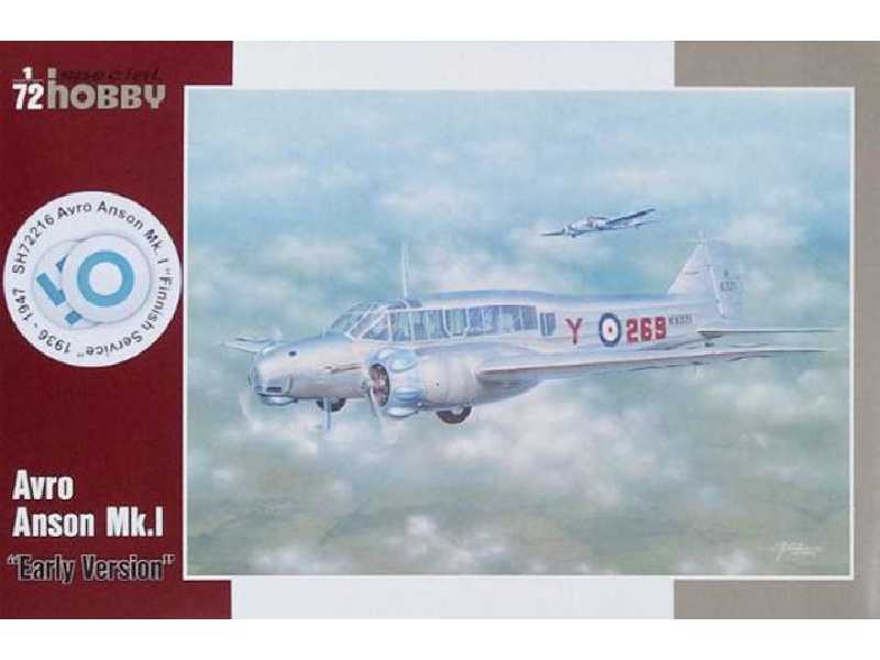Avro Anson Mk.I - wczesna wersja - zdjęcie 1 Avro Anson Mk.I - wczesna wersja - zdjęcie 1