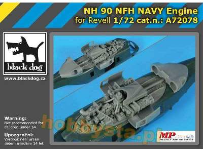 Nh-90 Nfh Navy Engine For Revell - zdjęcie 1