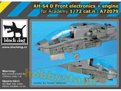 Ah-64 D Front Electronics + Engine For Academy - zdjęcie 1