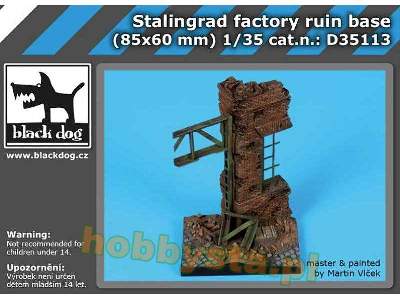 Stalingrad Factory Ruin Base (85x60 mm) - zdjęcie 1