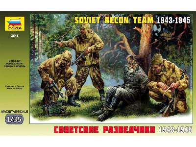 Figurki Sowieccy zwiadowcy 1943-45 - zdjęcie 1