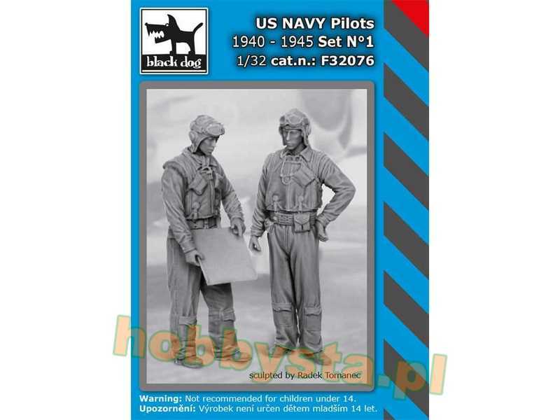 US Navy Pilots 1940-45 Set N°1 - zdjęcie 1 US Navy Pilots 1940-45 Set N°1 - zdjęcie 1