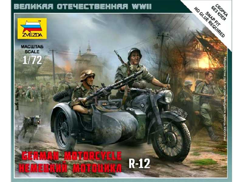 Niemiecki motocykl R-12 - zdjęcie 1 Niemiecki motocykl R-12 - zdjęcie 1