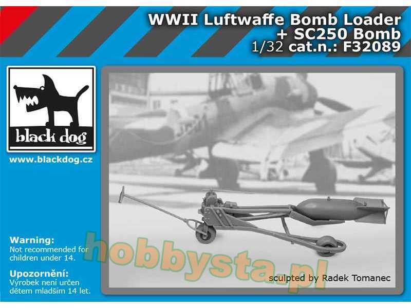 WWii Luft.Bomb Loader +sc250 Bomb - zdjęcie 1 WWii Luft.Bomb Loader +sc250 Bomb - zdjęcie 1
