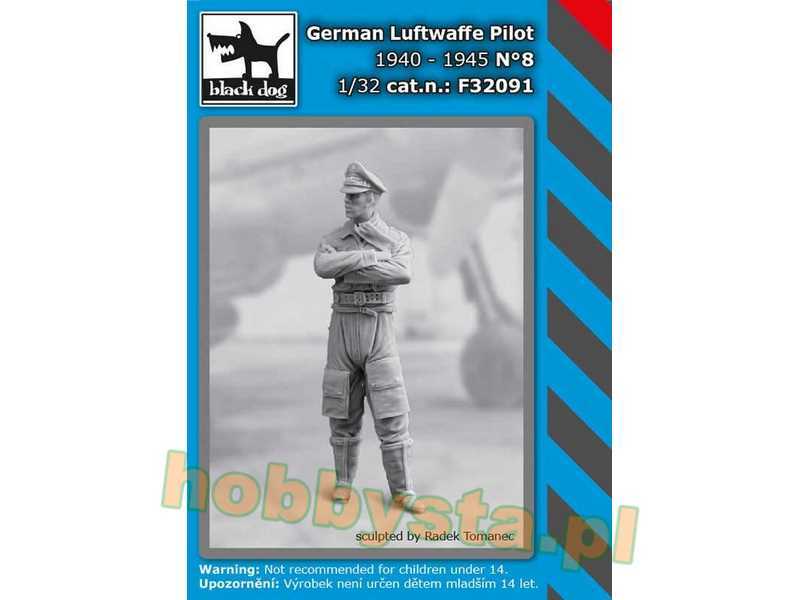 WWii German Luftwaffe Pilot N°8 1940-45 - zdjęcie 1 WWii German Luftwaffe Pilot N°8 1940-45 - zdjęcie 1