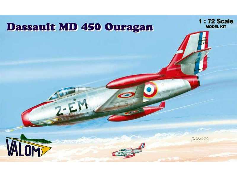 MD 450 Ouragan - francuski myśliwiec bombardujący - zdjęcie 1 MD 450 Ouragan - francuski myśliwiec bombardujący - zdjęcie 1