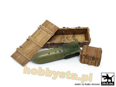 WW Ii Luftwaffe Bomb Sc 250 + Crate Box N°1 - zdjęcie 2
