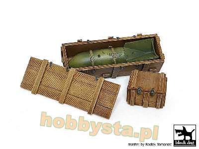 WW Ii Luftwaffe Bombs Sc 250 + Crate Box N°2 - zdjęcie 2