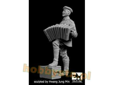 German Soldier With Accordion WWi - zdjęcie 3