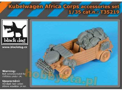 Kübelwagen Africa Corps Accessories Set For Tamiya - zdjęcie 1