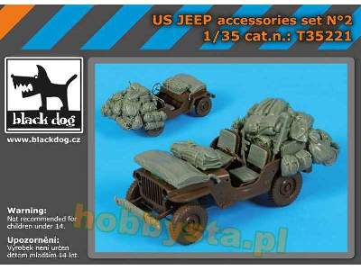 US Jeep Accessories Set For Tamiya - zdjęcie 1