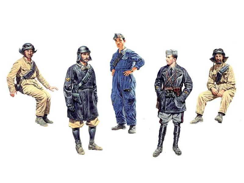Figurki Włoscy czołgiści - zdjęcie 1 Figurki Włoscy czołgiści - zdjęcie 1
