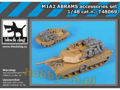 M1a2 Abrams Accessories Set For Tamiya - zdjęcie 1