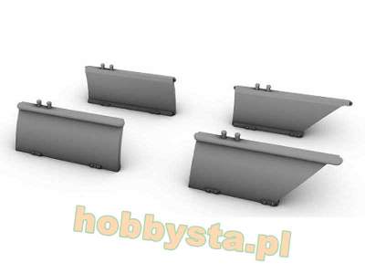 Dh.82 Tiger Moth Cockpit Entry Hatches (4pcs, Open) - zdjęcie 1