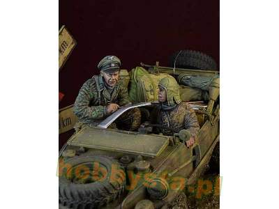 Waffen SS Schwimwagen Crew, Ardennes 1944 (Designed For Tamiya K - zdjęcie 1