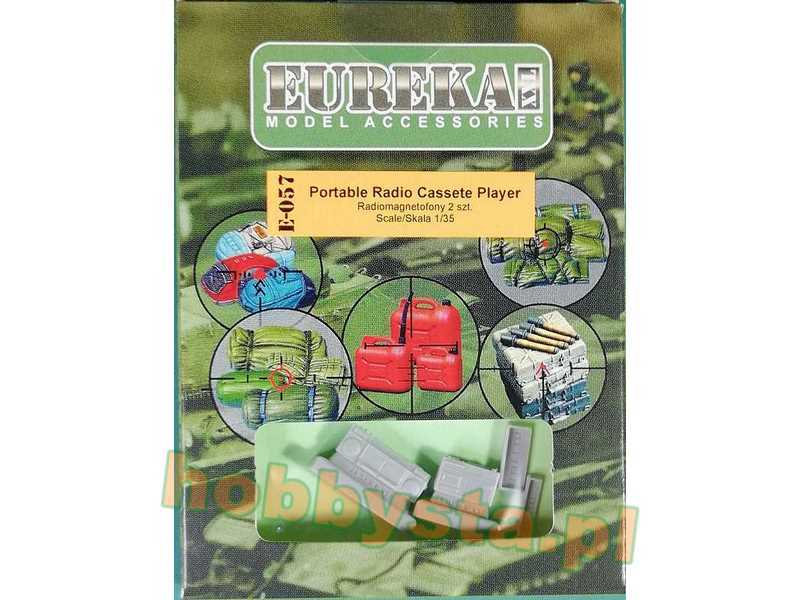 Radiomagnetofony Kasetowe 2 Szt. 1/35 - zdjęcie 1 Radiomagnetofony Kasetowe 2 Szt. 1/35 - zdjęcie 1