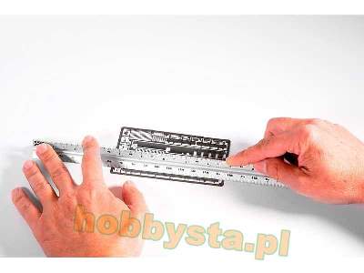 Metallic Multi Scale Triangular Ruler - zdjęcie 2