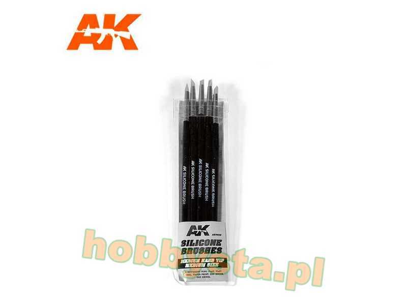 Silicone Brushes Medium Tip Medium (5 Silicone Pencils) - zdjęcie 1 Silicone Brushes Medium Tip Medium (5 Silicone Pencils) - zdjęcie 1