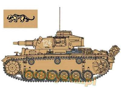 Pz.Kpfw.III Ausf.N s.Pz.Abt.501 Tunisia 1942/43 Neo Smart Kit 05 - zdjęcie 2