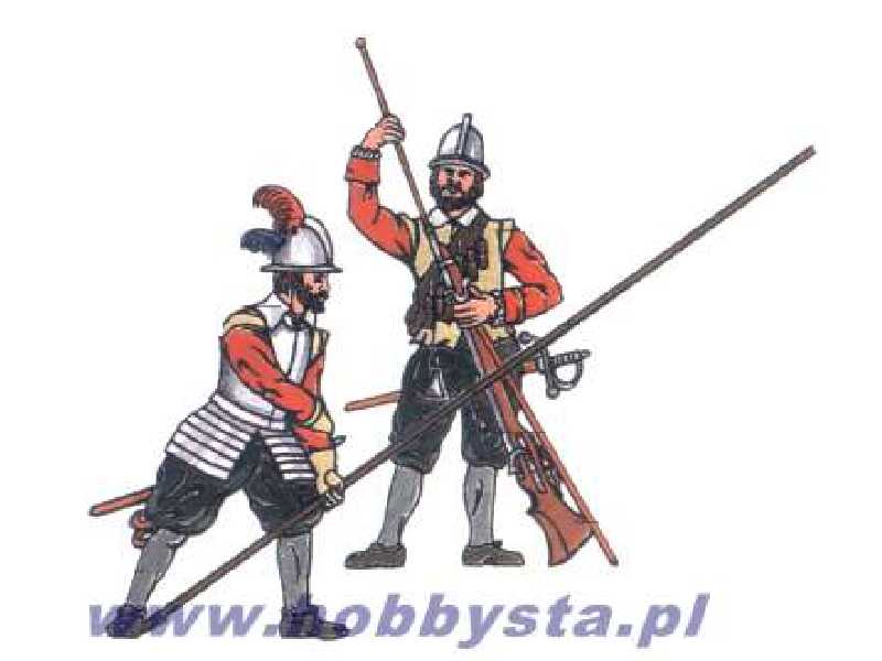 Figurki Imperial Infantry (30years'War) - zdjęcie 1 Figurki Imperial Infantry (30years'War) - zdjęcie 1