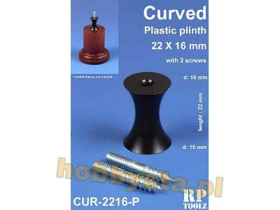 Curved Plastic Plinth 22x16 mm - zdjęcie 1