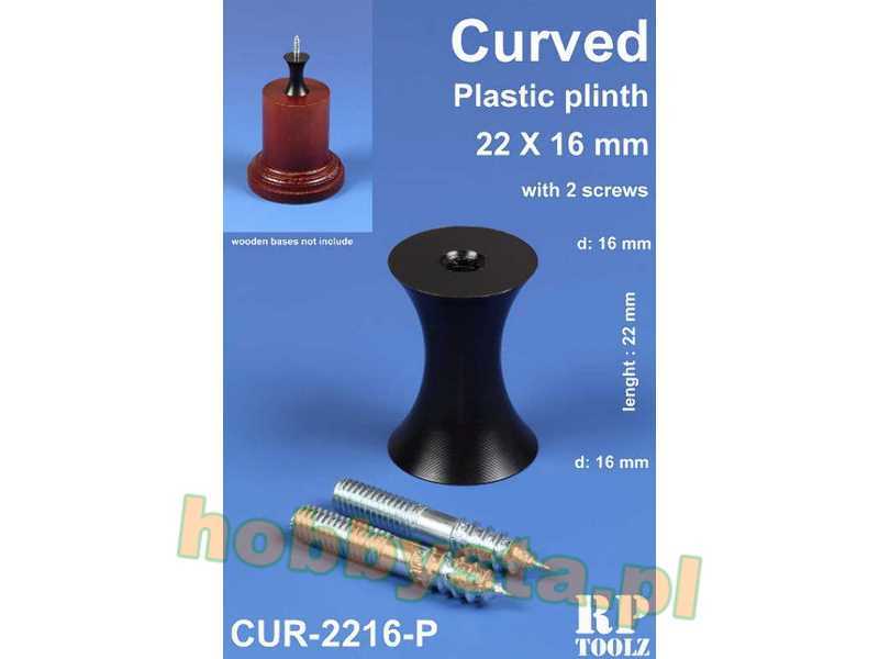 Curved Plastic Plinth 22x16 mm - zdjęcie 1 Curved Plastic Plinth 22x16 mm - zdjęcie 1