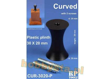 Curved Plastic Plinth 30x20 mm - zdjęcie 1