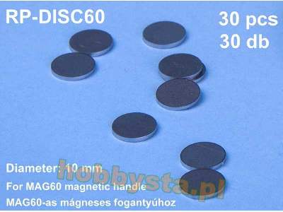 10 mm Steel Discs 30 Pcs - zdjęcie 1