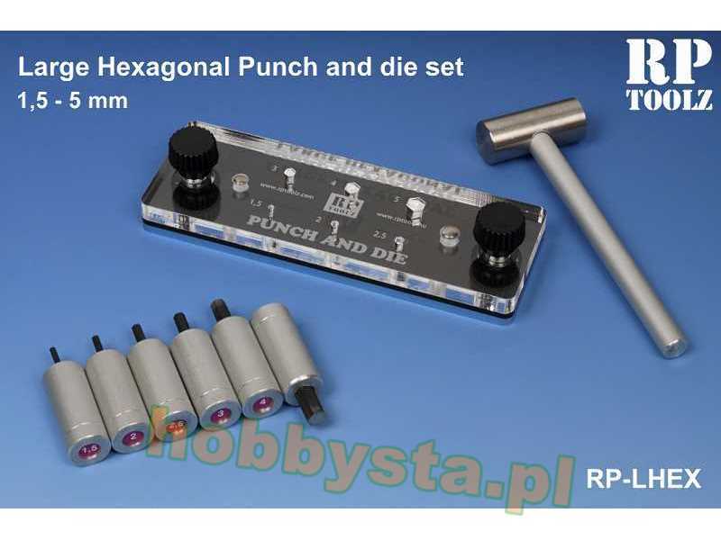 Large Hexagonal Punch And Die Set - zdjęcie 1 Large Hexagonal Punch And Die Set - zdjęcie 1