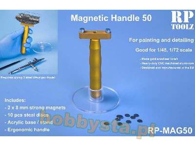 Mag50 , Magnetic Handle With Acrylic Basement - zdjęcie 1