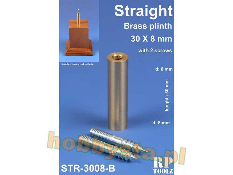 Straight Brass Plinth 30x8 mm - zdjęcie 1 Straight Brass Plinth 30x8 mm - zdjęcie 1