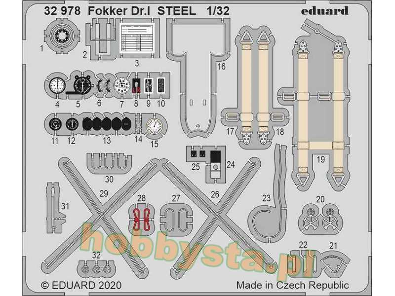 Fokker Dr. I STEEL 1/32 - Meng - zdjęcie 1