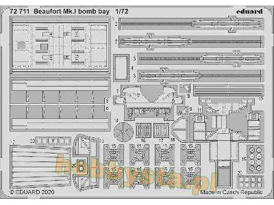 Beaufort Mk. I bomb bay 1/72 - zdjęcie 1