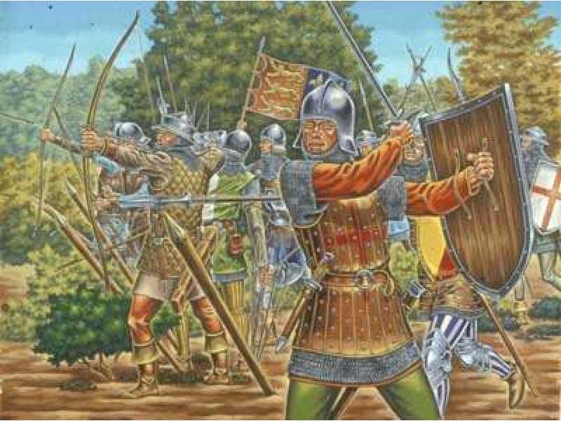 Figurki English Knights 100 Years`War - zdjęcie 1 Figurki English Knights 100 Years`War - zdjęcie 1
