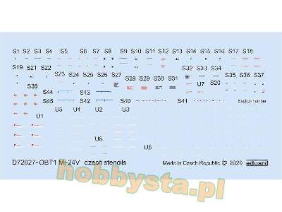 Mi-24V stencils Czech 1/72 - zdjęcie 1