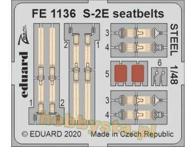 S-2E seatbelts STEEL 1/48 - zdjęcie 1